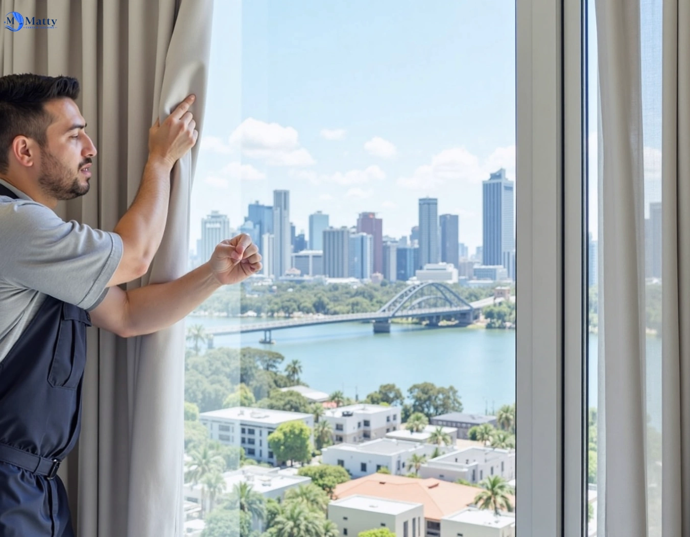 Professional curtain steam cleaning service broadway-nsw QLD by Fresho Curtain Cleaning