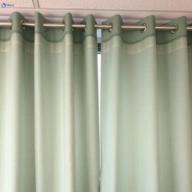 Stained curtain before professional treatment in broadway-nsw