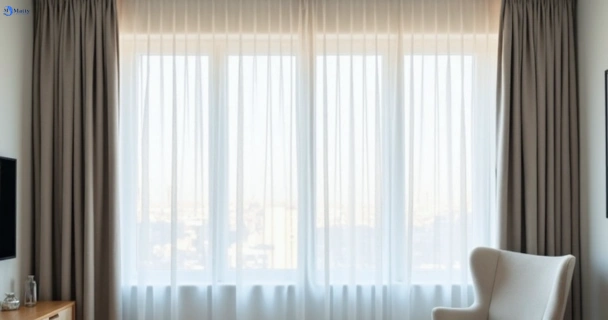 Freshly steam cleaned curtains in broadway-nsw QLD